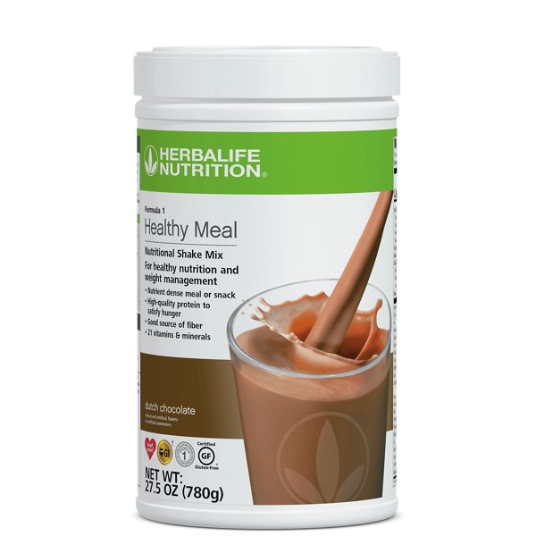 Herbalife Formula 1 Healthy Meal Nutritional Shake Mix — Dutch Chocolate