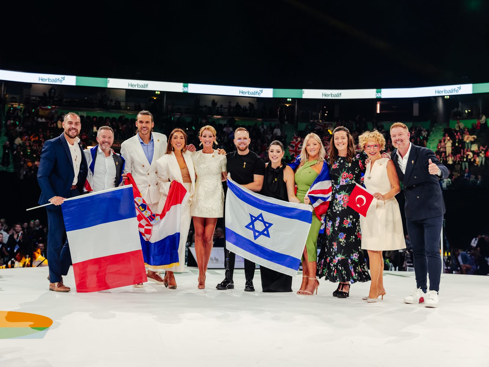Participants together at a Herbalife event